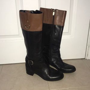 Bandolino Two-Tone Riding Boots